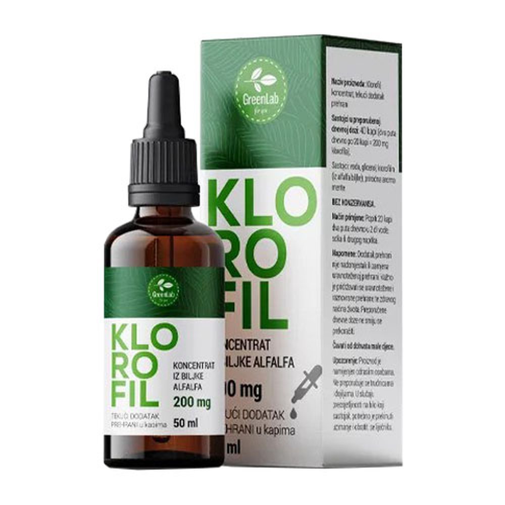 Klorofil koncentrat u kapima